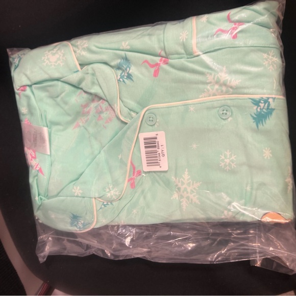 Santa Mickey and Minnie Mouse Holiday Sleep Set for Women -Size M - Picture 6 of 6